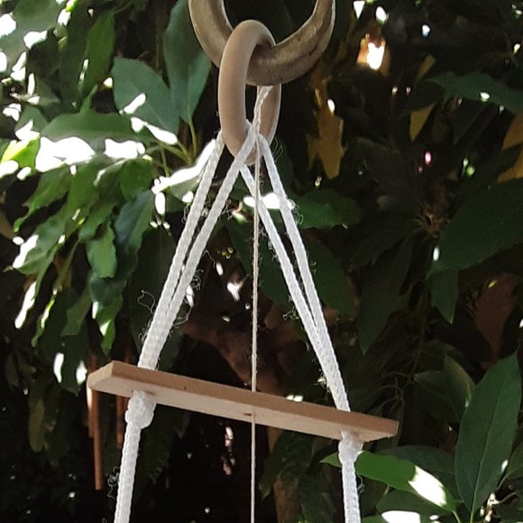 Sweet Little Harlequin Jester Clown Doll On A Swing Preowned - Picture 7 of 11